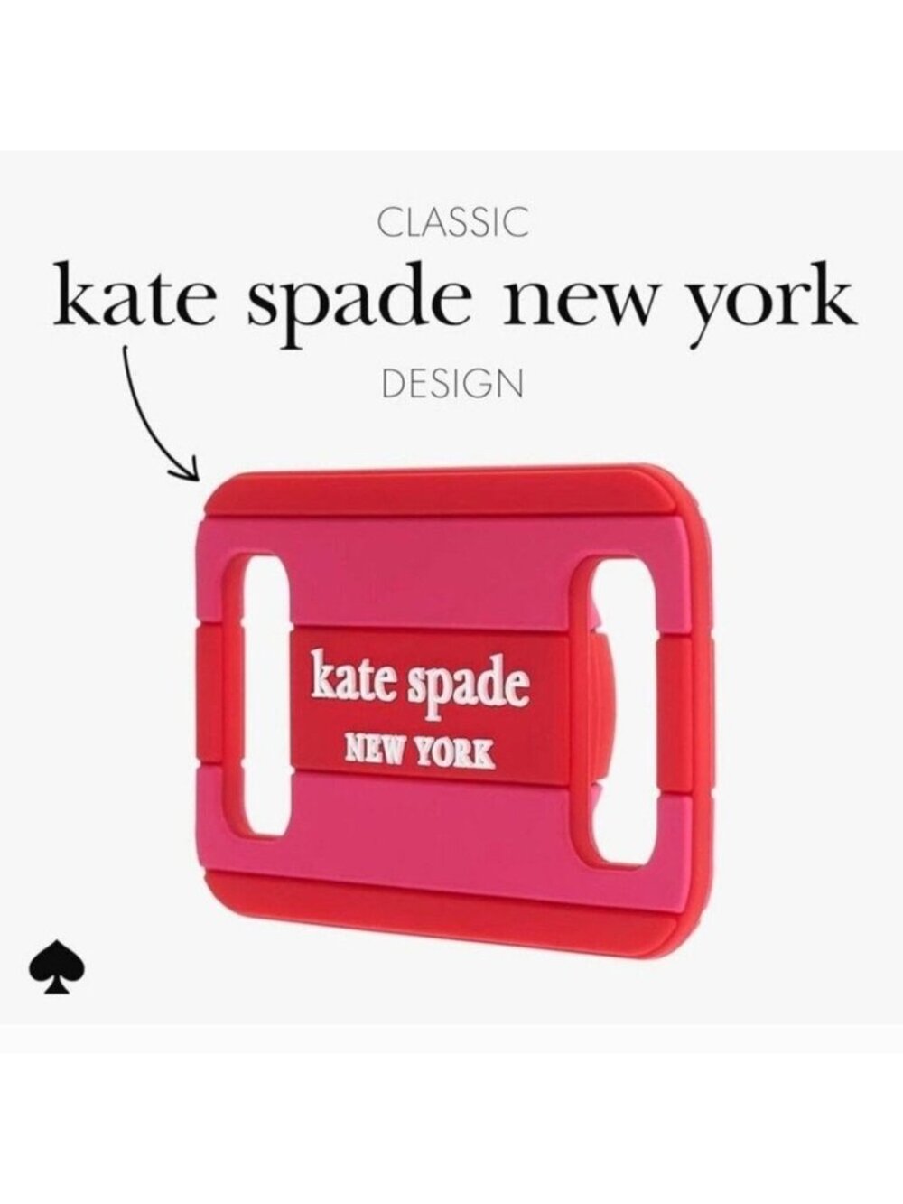 KATE SPADE Pink Dog Collar Air Tag NEW NWT